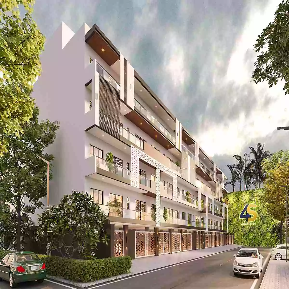 4S Sector 88 Residential Floor street view